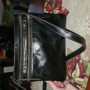 Black Crossbody leather bag